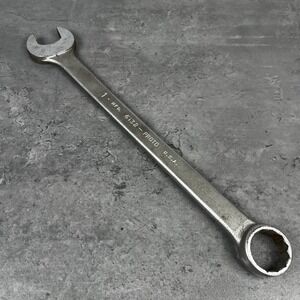 Proto 6132 Combination Wrench 1 Inch 12 Point Box Open End USA Made Vintage Tool